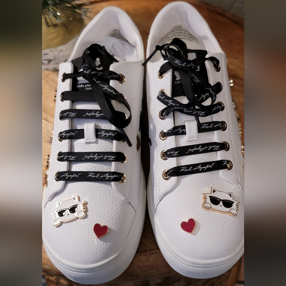 Karl Lagerfeld charm shoes